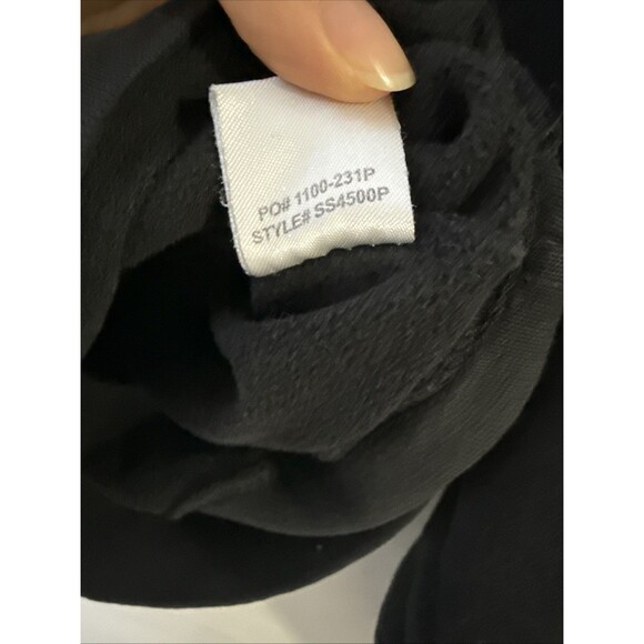 Element Sweater Adult Small Black Pullover Hooded Spell Out Casual Cotton Mens - Picture 5 of 7